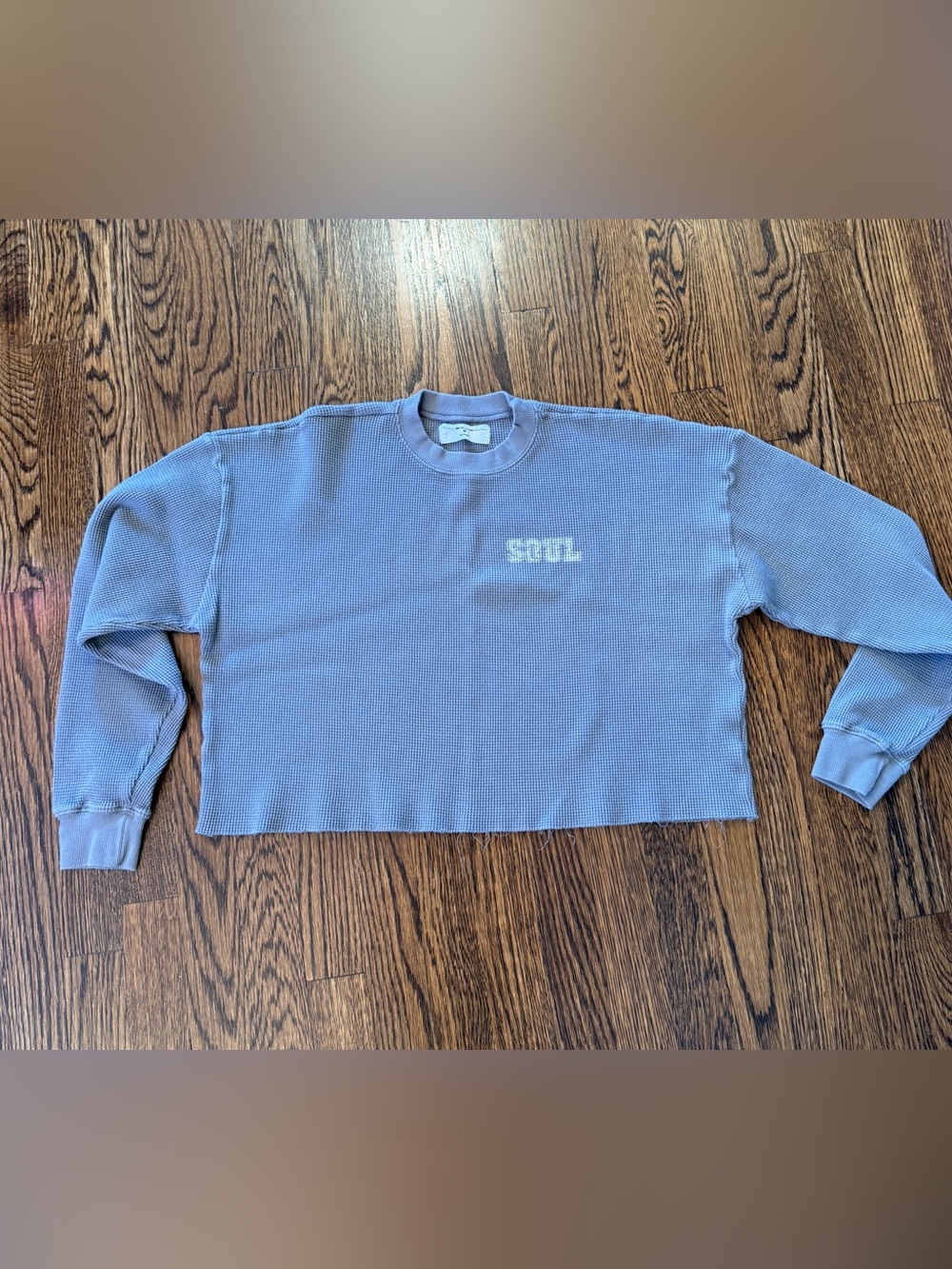 soulcycle los angeles waddle thermal crop M